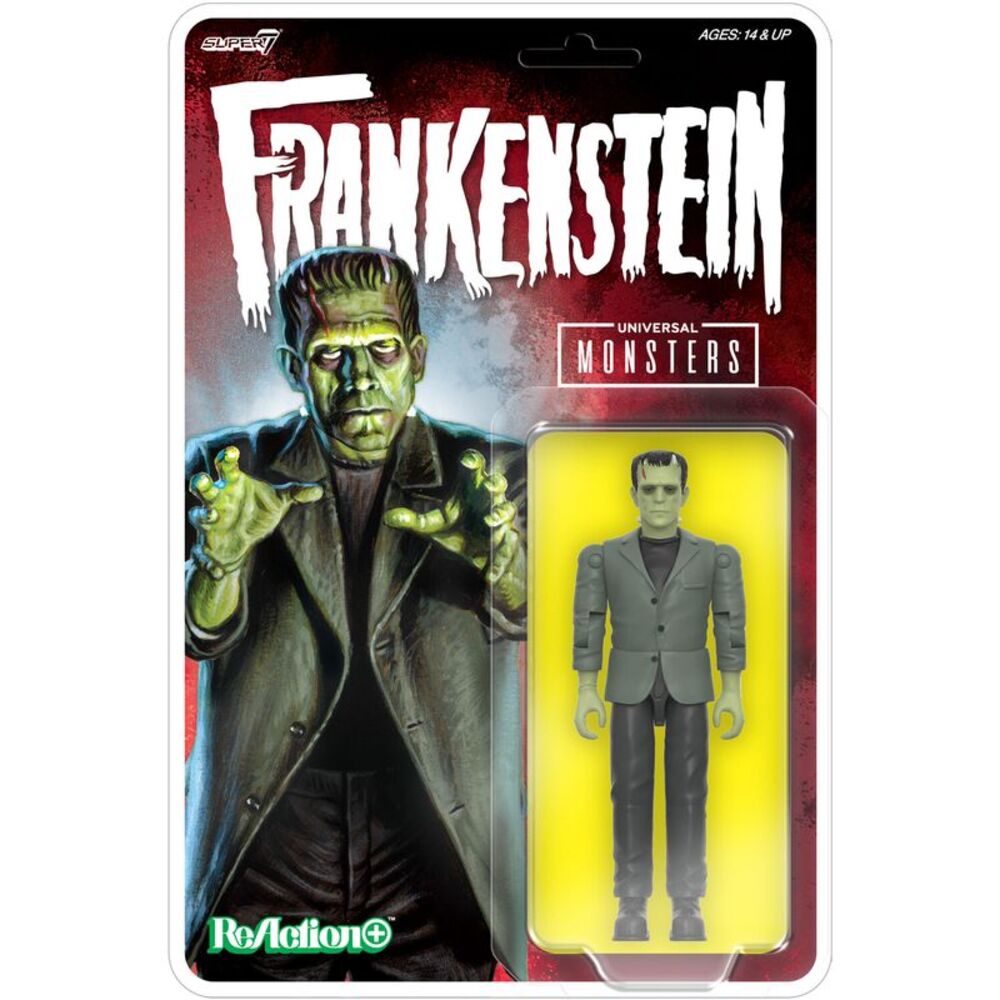 Super7 - Universal Monsters - ReAction+ Wv2 - Frankenstein  COLLECTIBLES